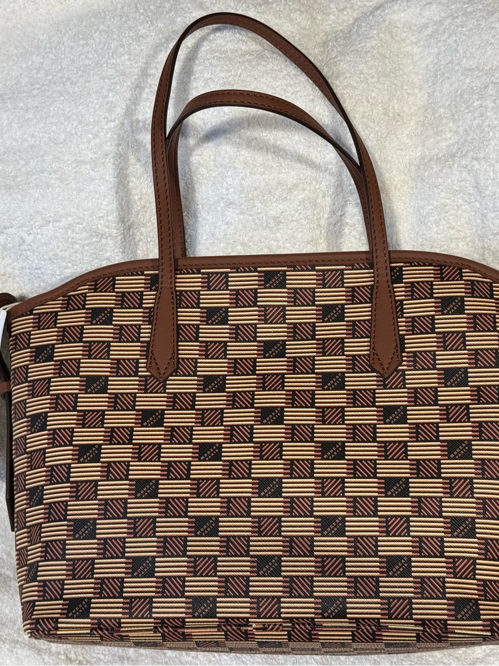 Moreau Paris Monaco small zip tote made in Italy - Picture 3 of 16